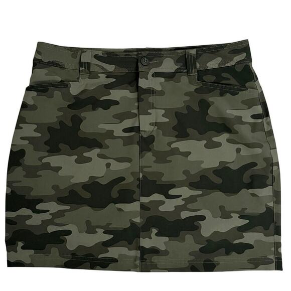 Eddie Bauer Women's Adventurer 2.0 Skort Sz 10 Camouflage UPF 50 Hiking Trail - Picture 1 of 10
